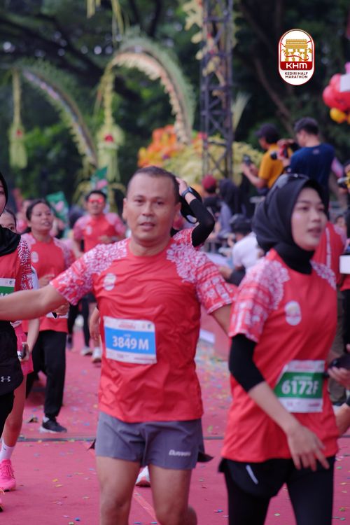 Race photo from Kediri Half Marathon 2025