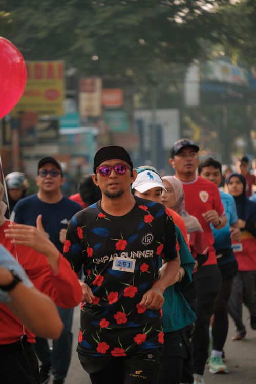 Race photo from Running 5 K
