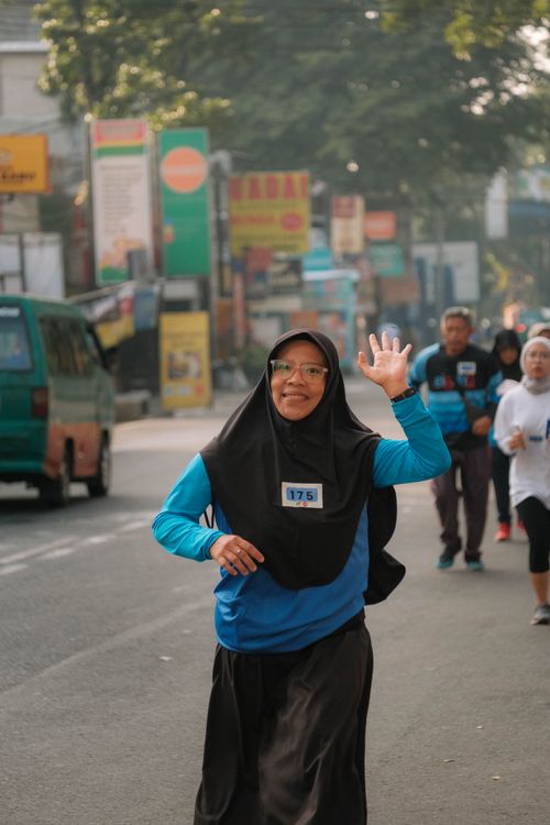 Race photo from Running 5 K