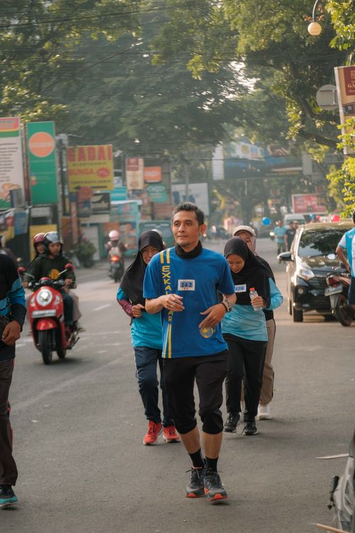 Race photo from Running 5 K