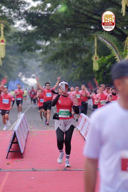 Race photo from Kediri Half Marathon 2025