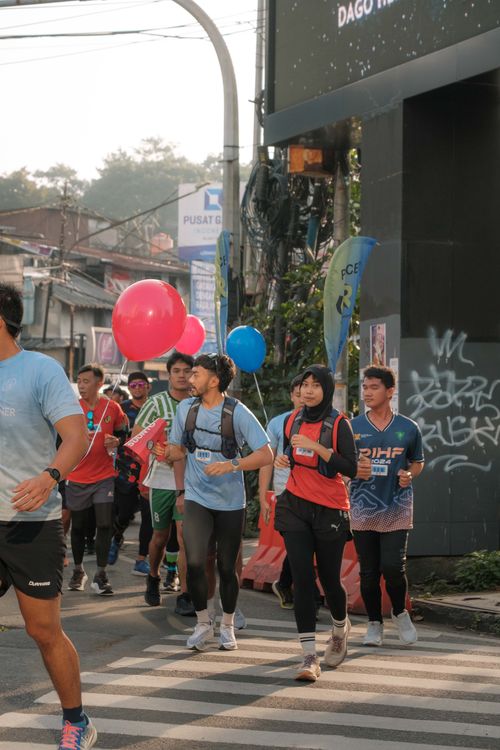 Race photo from Running 5 K