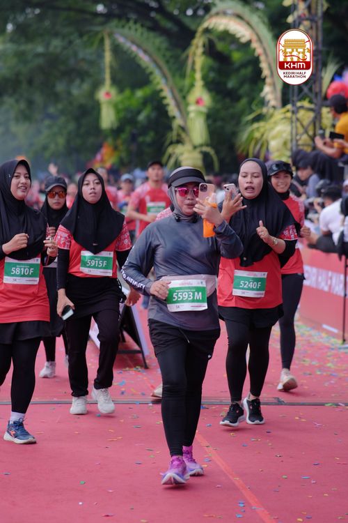Race photo from Kediri Half Marathon 2025