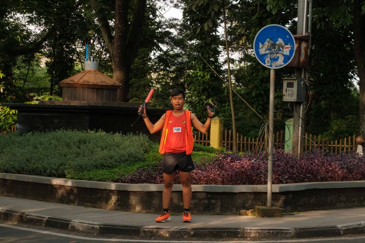 Race photo from Running 5 K