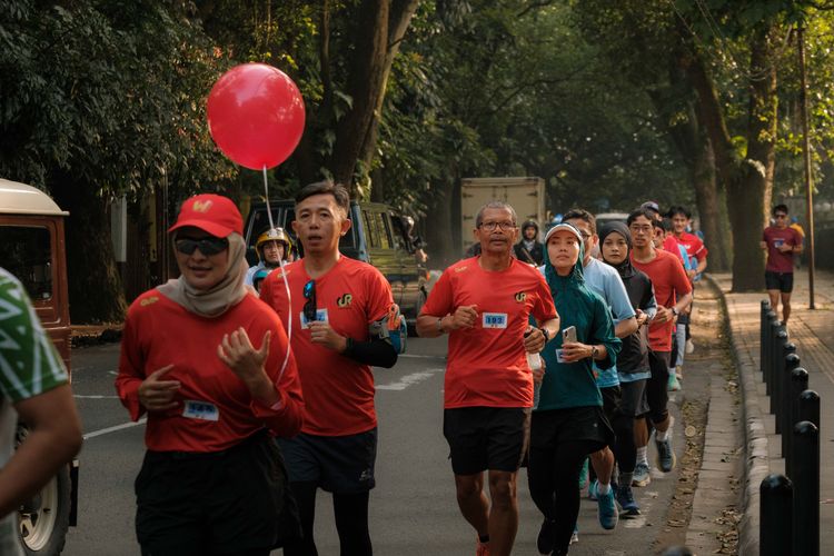 Race photo from Running 5 K