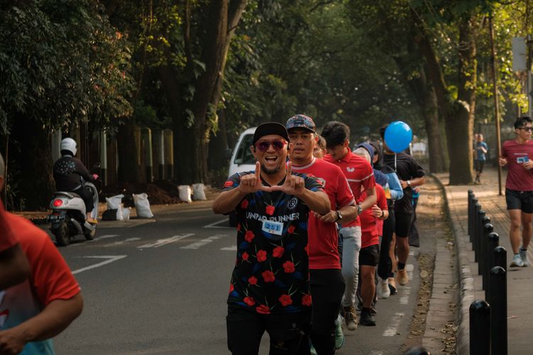 Race photo from Running 5 K