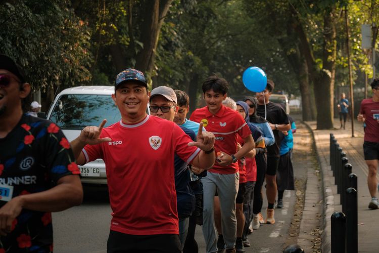 Race photo from Running 5 K