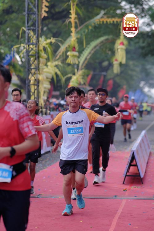 Race photo from Kediri Half Marathon 2025