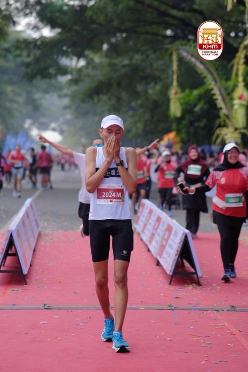 Race photo from Kediri Half Marathon 2025