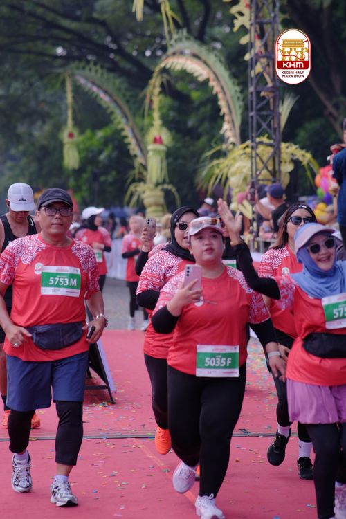 Race photo from Kediri Half Marathon 2025