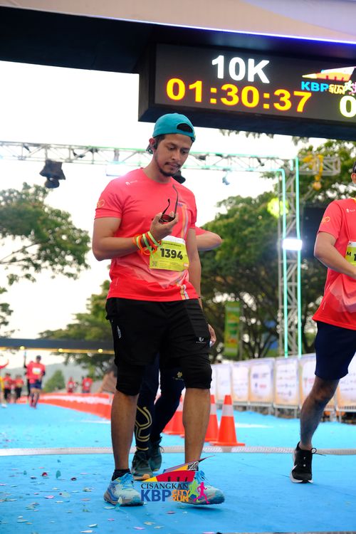 Race photo from CISANGKAN KBP CITY RUN 2025