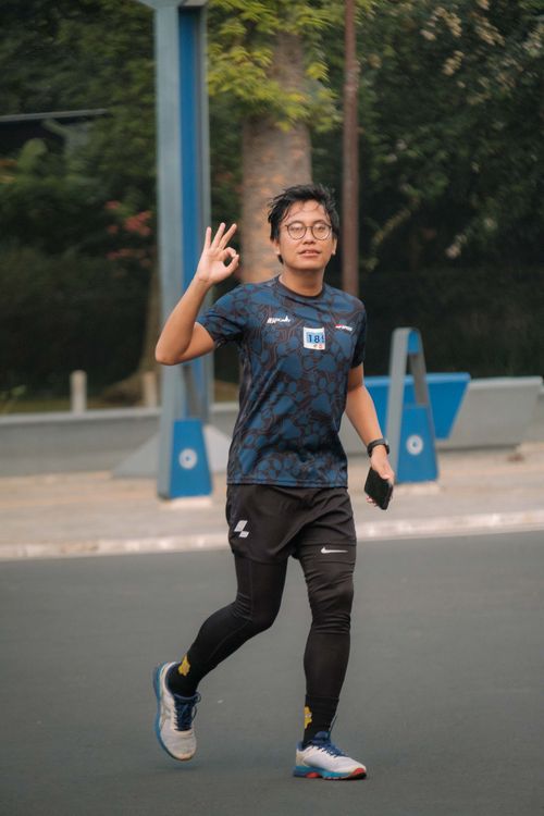 Race photo from Running 5 K
