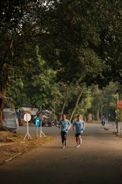 Race photo from Running 5 K