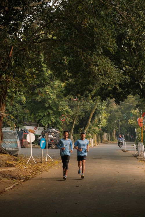Race photo from Running 5 K