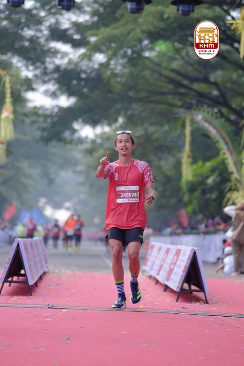 Race photo from Kediri Half Marathon 2025