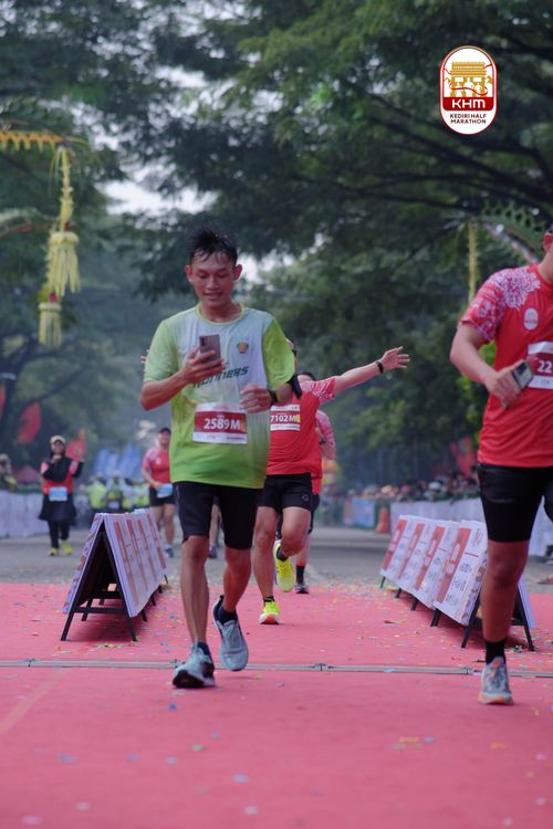 Race photo from Kediri Half Marathon 2025