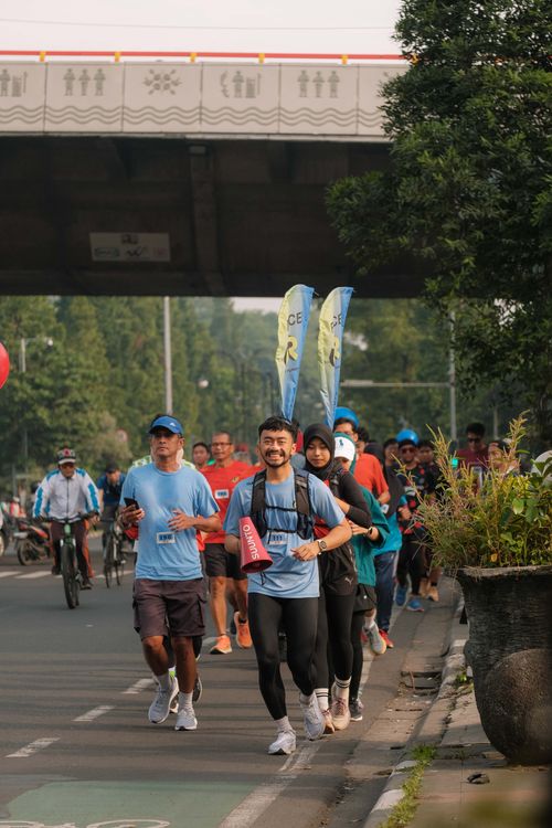 Race photo from Running 5 K