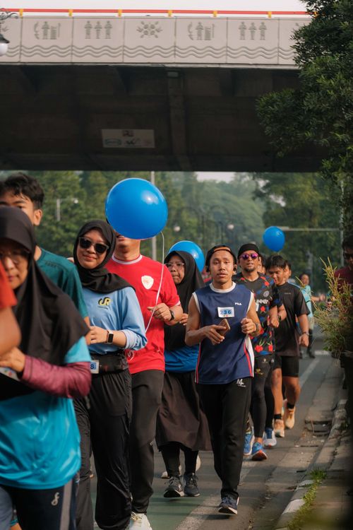 Race photo from Running 5 K