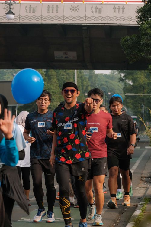 Race photo from Running 5 K