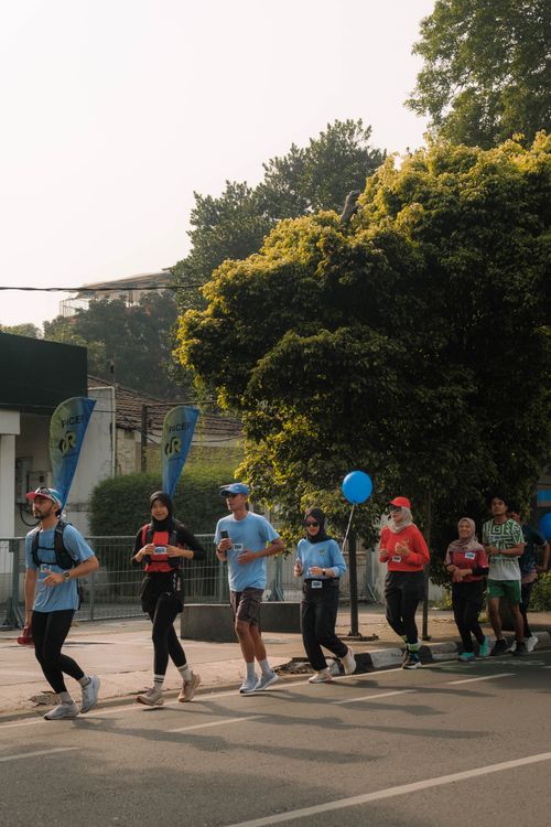 Race photo from Running 5 K