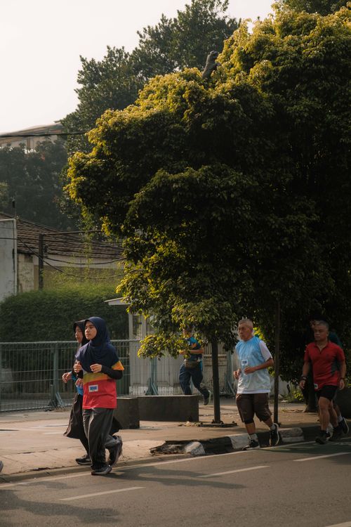 Race photo from Running 5 K