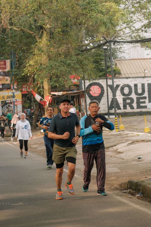 Race photo from Running 5 K