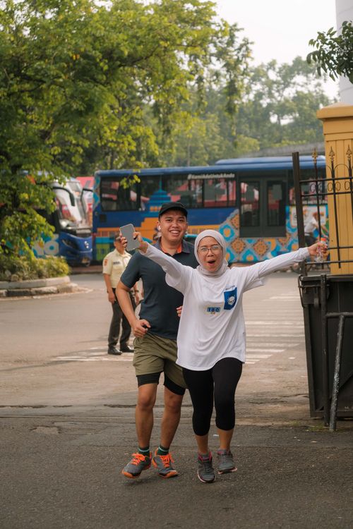 Race photo from Running 5 K