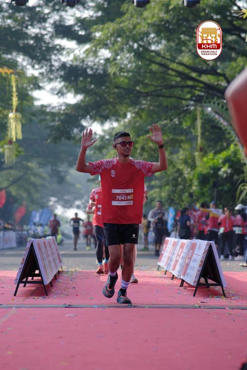 Race photo from Kediri Half Marathon 2025