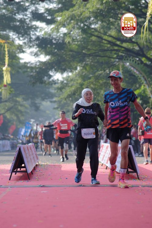 Race photo from Kediri Half Marathon 2025