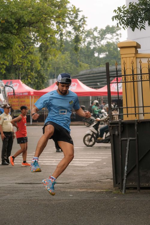 Race photo from Running 5 K