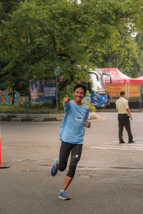 Race photo from Running 5 K