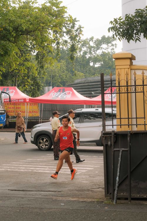 Race photo from Running 5 K