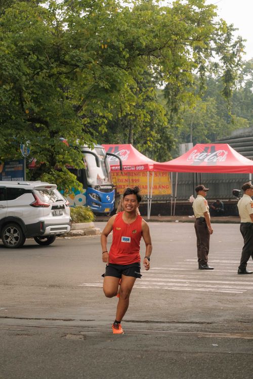 Race photo from Running 5 K