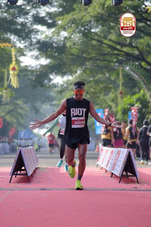 Race photo from Kediri Half Marathon 2025