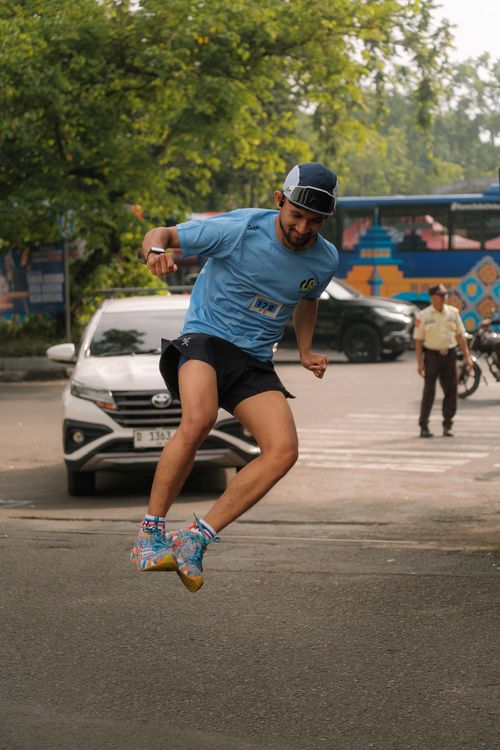Race photo from Running 5 K