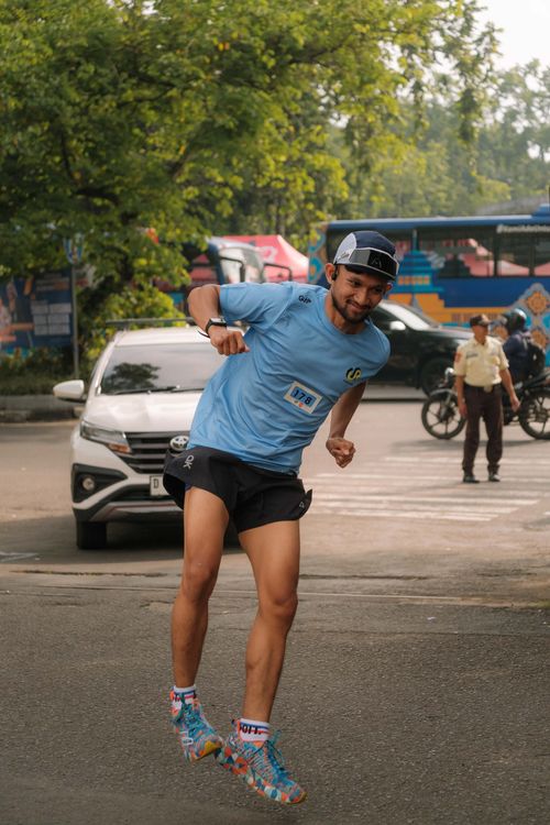 Race photo from Running 5 K