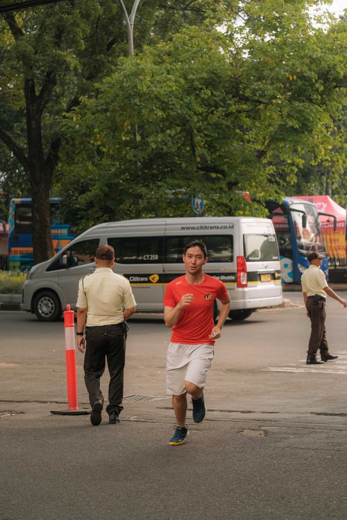 Race photo from Running 5 K