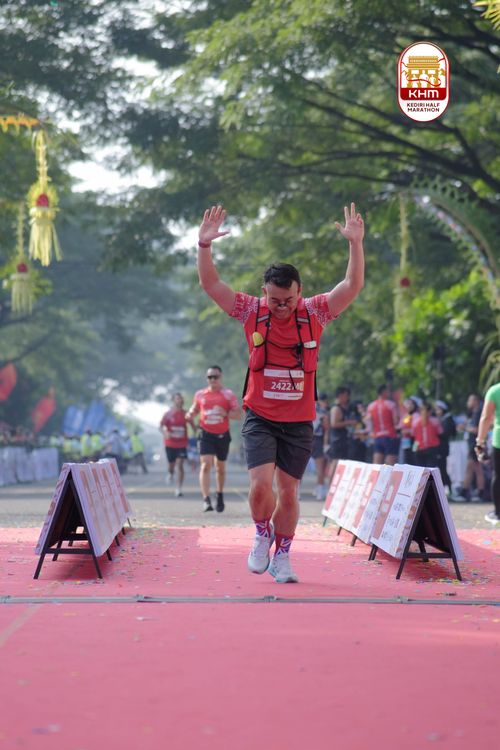 Race photo from Kediri Half Marathon 2025