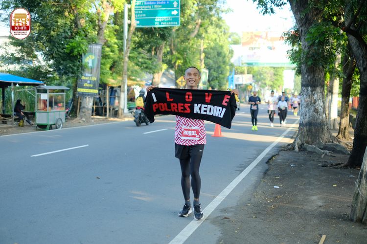 Race photo from Kediri Half Marathon 2024