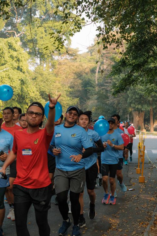 Race photo from Happy One Decade Unpad Runner