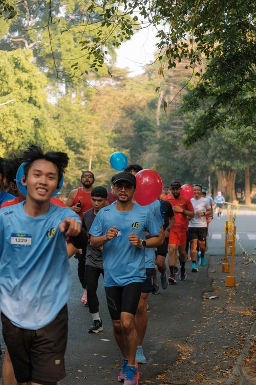 Race photo from Happy One Decade Unpad Runner