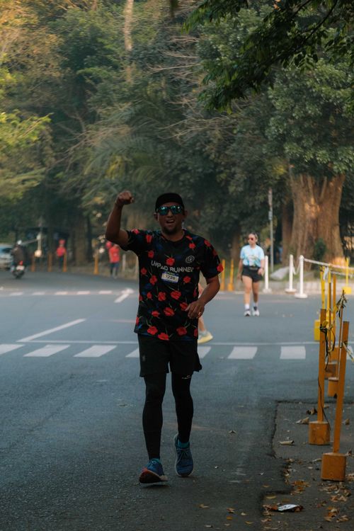 Race photo from Happy One Decade Unpad Runner