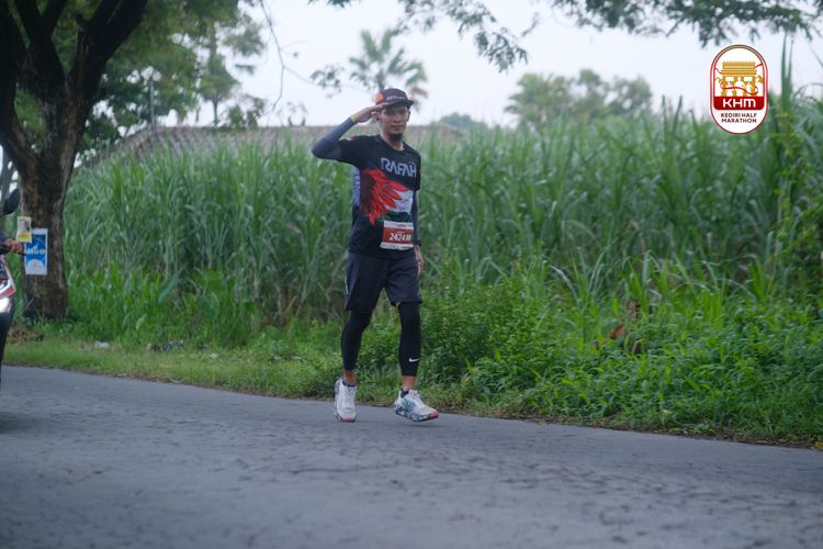 Race photo from Kediri Half Marathon 2025