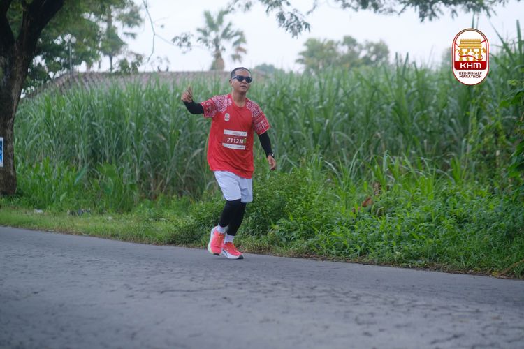 Race photo from Kediri Half Marathon 2025