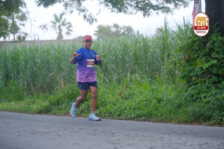 Race photo from Kediri Half Marathon 2025