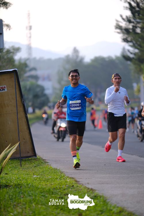 Race photo from Taman Budaya x BOGORUN 2025