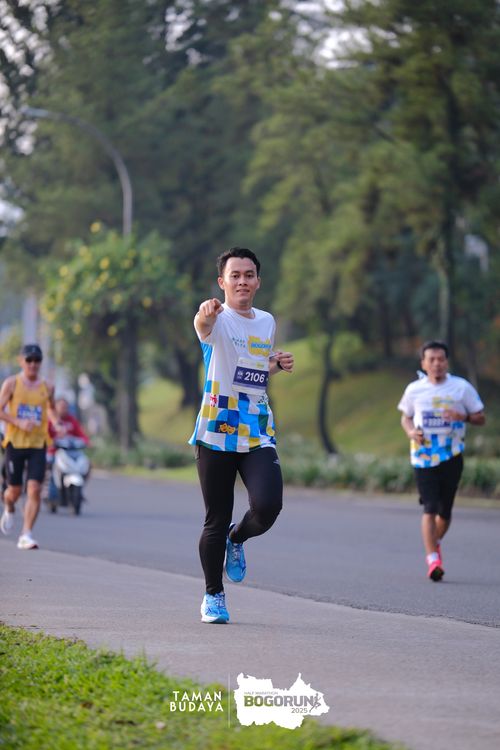 Race photo from Taman Budaya x BOGORUN 2025
