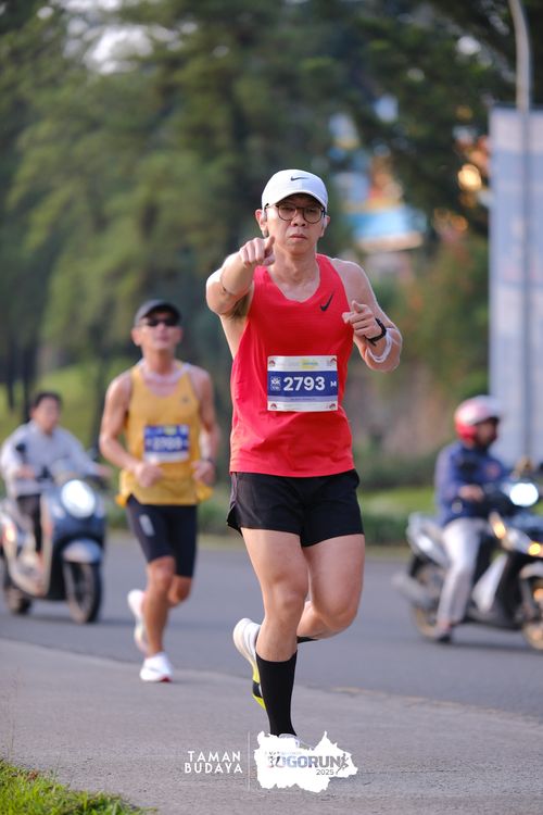Race photo from Taman Budaya x BOGORUN 2025