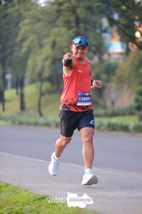 Race photo from Taman Budaya x BOGORUN 2025