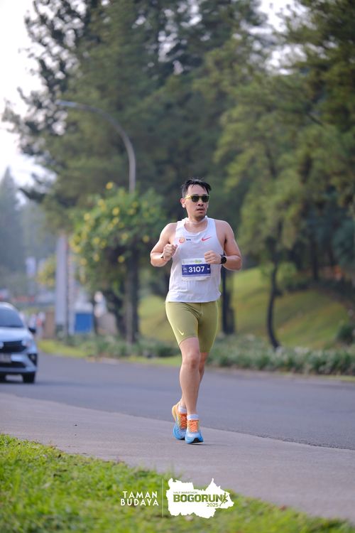 Race photo from Taman Budaya x BOGORUN 2025